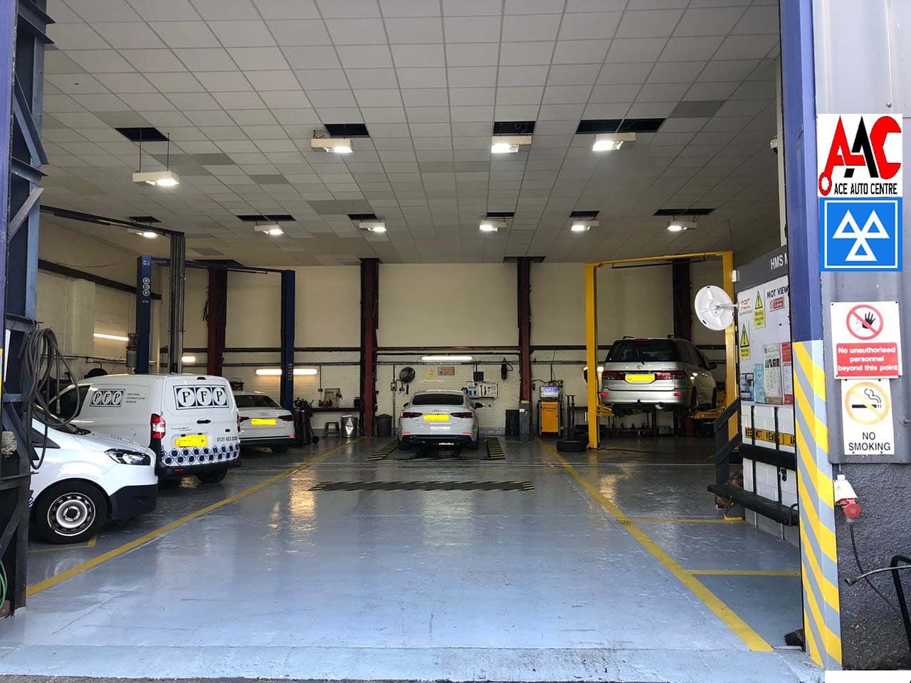 A five-star customer review for Ace Auto Centre